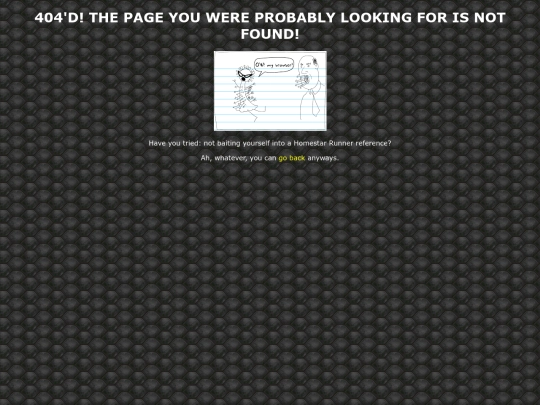 not_found screenshot