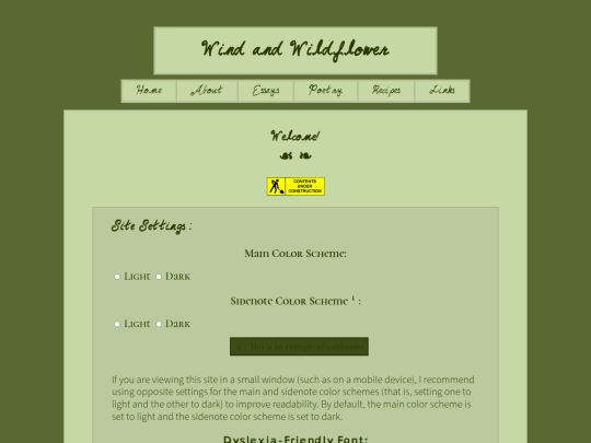 index screenshot
