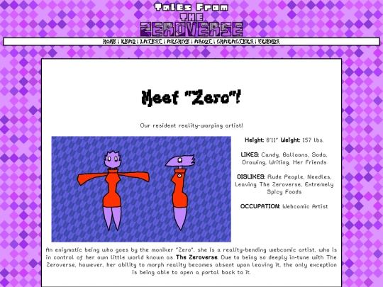 character_bio_page/zero-bio screenshot