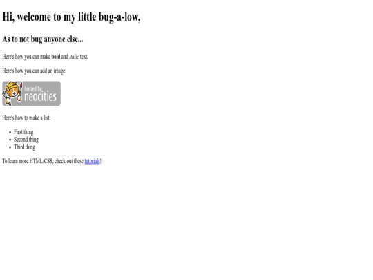 index screenshot