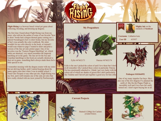 flightrising screenshot