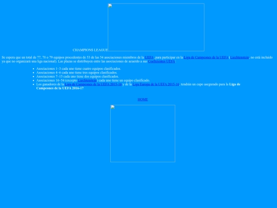 champions league screenshot