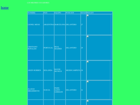 los mejores jugadores screenshot