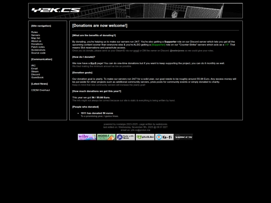 navigation/donate screenshot