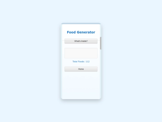 food screenshot