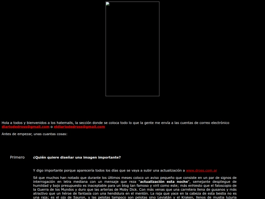 dross/Hatemails/2007/Hatemail_Noviembre_2007 screenshot