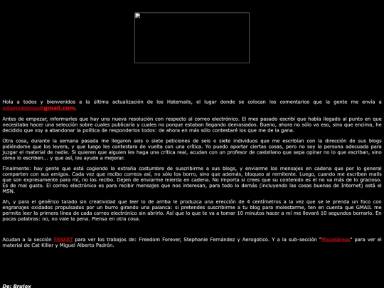 dross/Hatemails/2008/Hatemail_Agosto_2008 screenshot