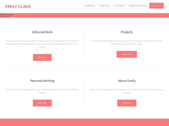 projects screenshot