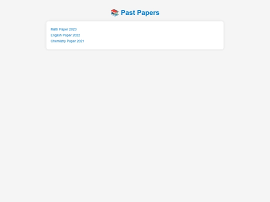 index screenshot