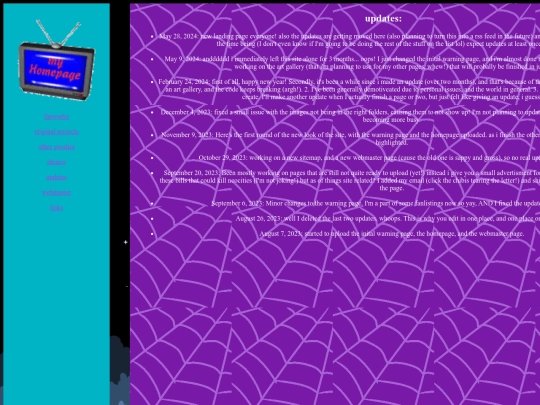 updates screenshot