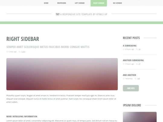 right-sidebar screenshot