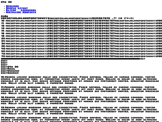 fonts/04b_30__-demo screenshot