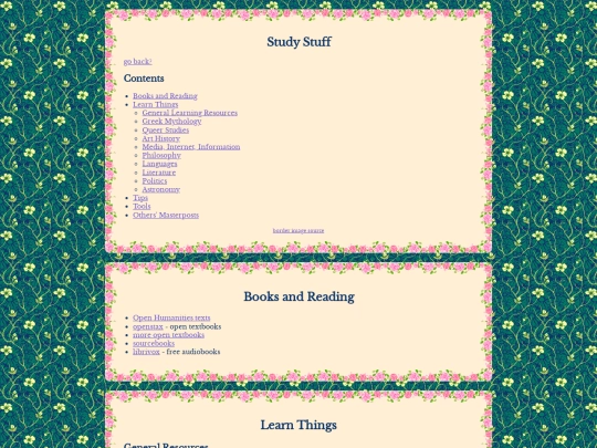 links/study screenshot