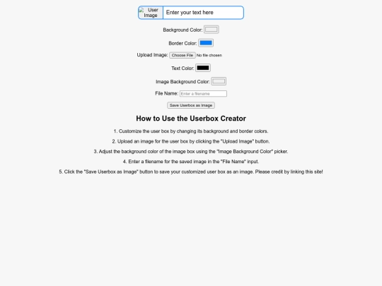 userbox screenshot