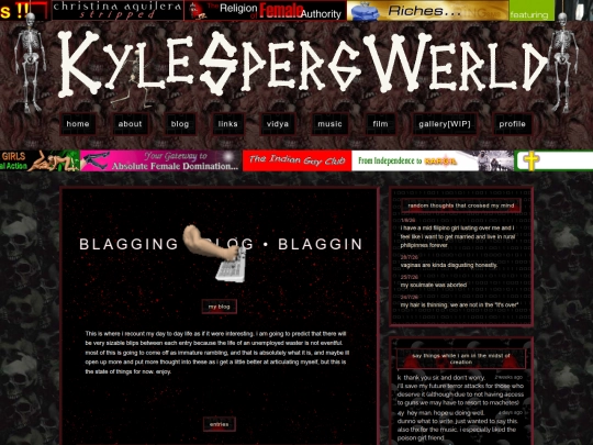 blog screenshot