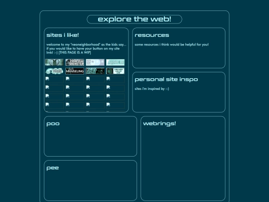 links screenshot