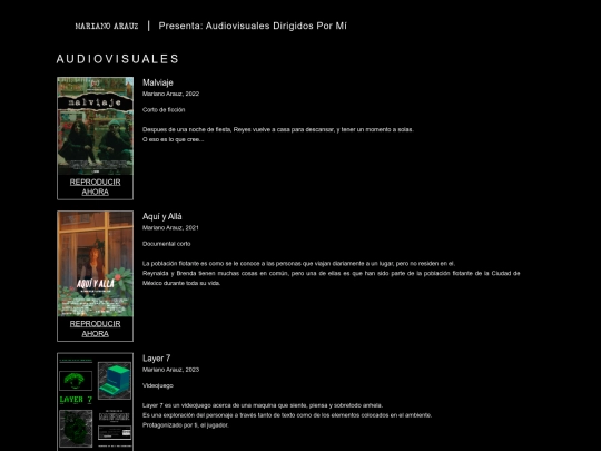 audiovisuales screenshot