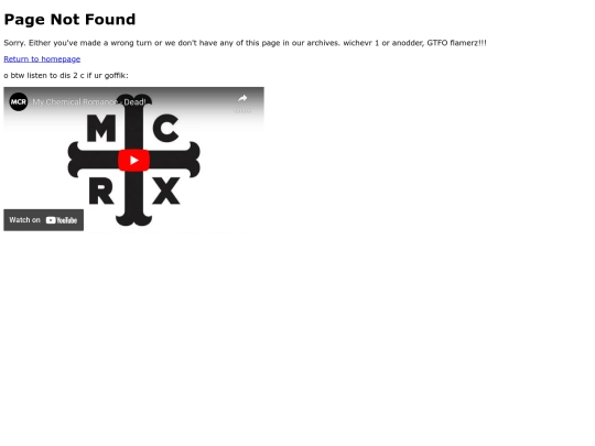 not_found screenshot