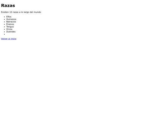 razas screenshot