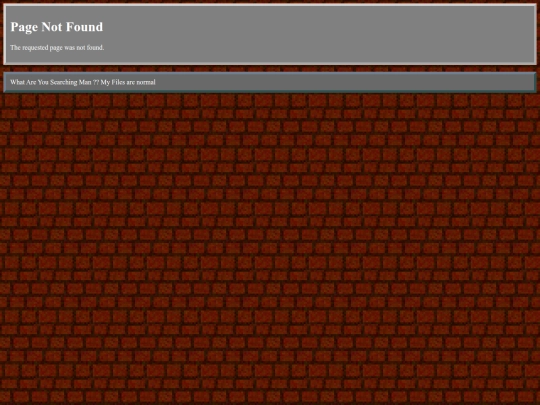 not_found screenshot