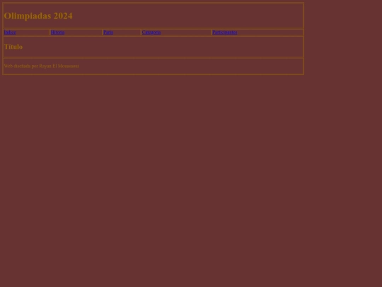 Olimpiadas/plantilla screenshot