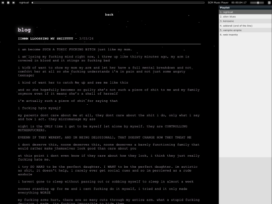 blog/iambecomingsuch screenshot