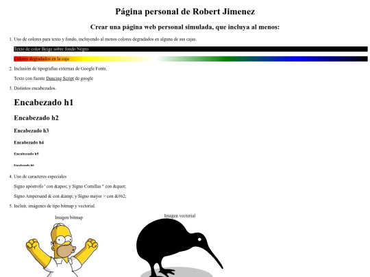pagina screenshot
