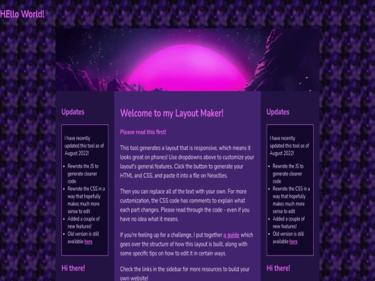 index screenshot