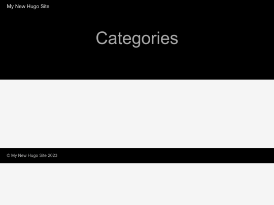 categories screenshot