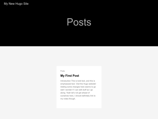 posts screenshot