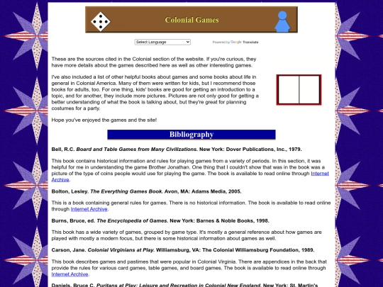 ColonialAmerica/bibliography screenshot