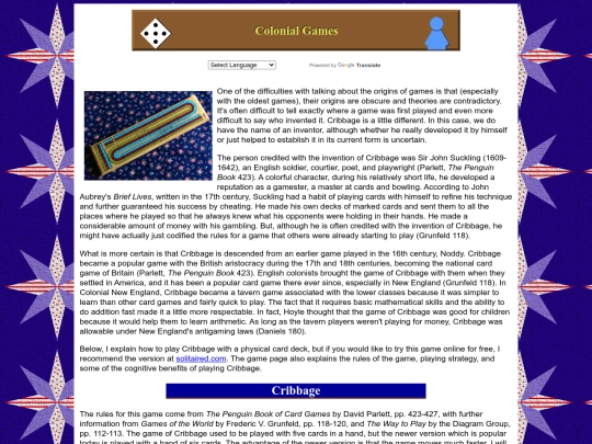 ColonialAmerica/cribbage screenshot