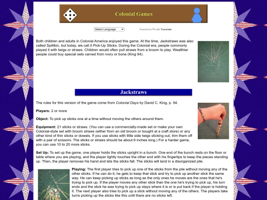 ColonialAmerica/jackstraws screenshot