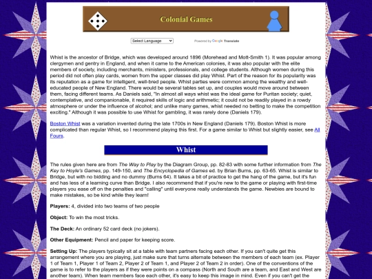 ColonialAmerica/whist screenshot