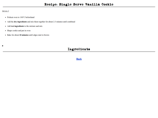 recipes/ssvancookie screenshot