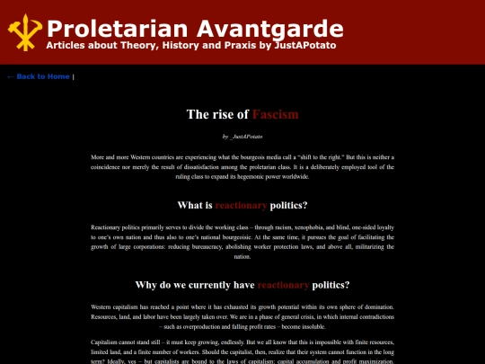 articles justapotato/Fascism screenshot