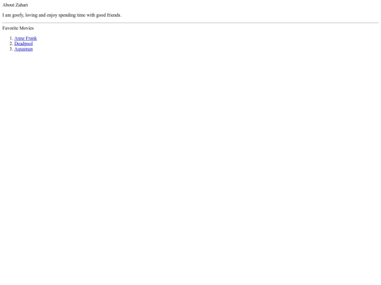 index screenshot