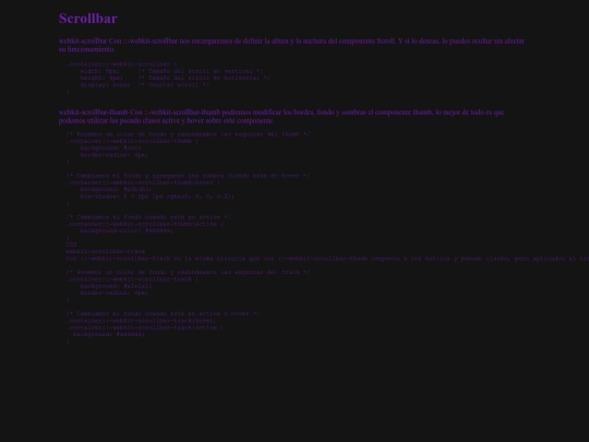 scrollbar screenshot