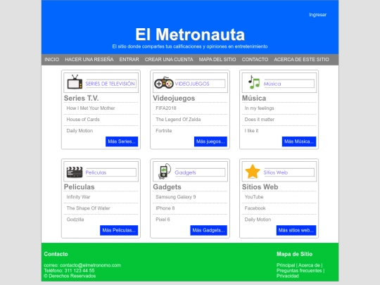 index screenshot