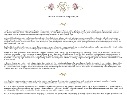 notes screenshot