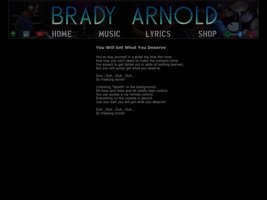 lyrics-you-will-get-what-you-deserve screenshot