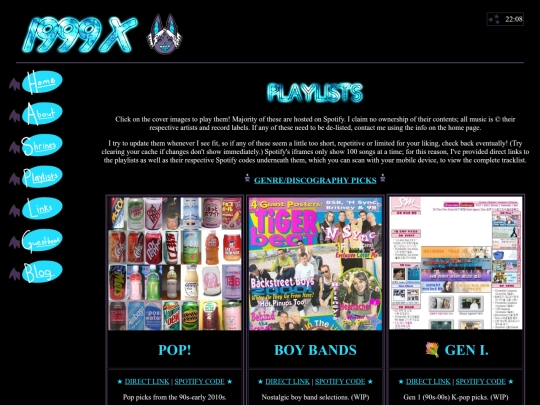 playlists screenshot