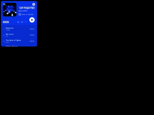 playlists/fighter screenshot