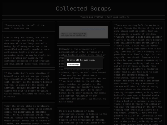 collectedscraps screenshot