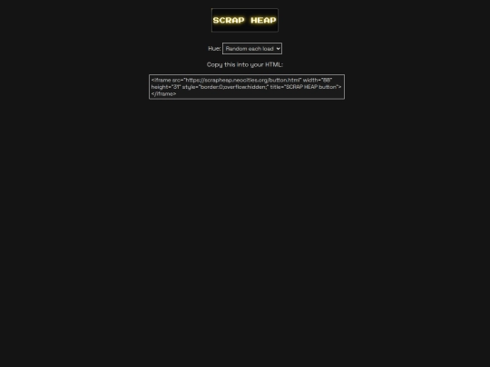scrapbutton screenshot