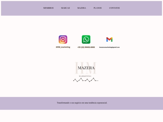pages/contato screenshot