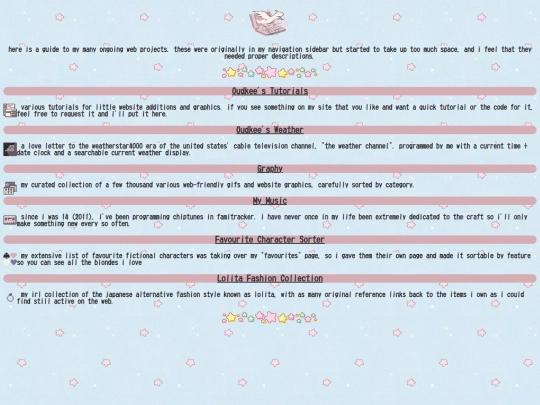 projects screenshot