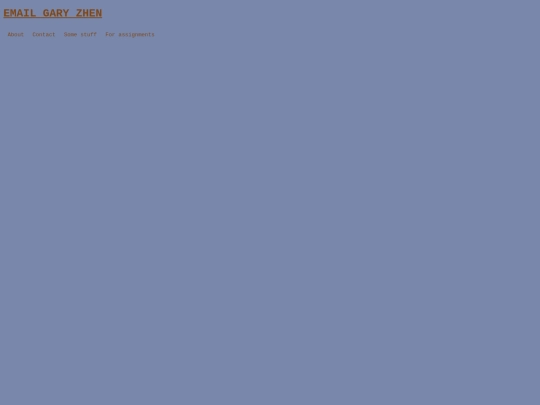 Contact screenshot