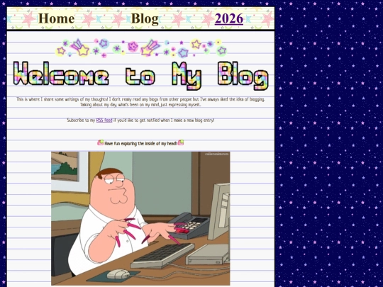blog screenshot