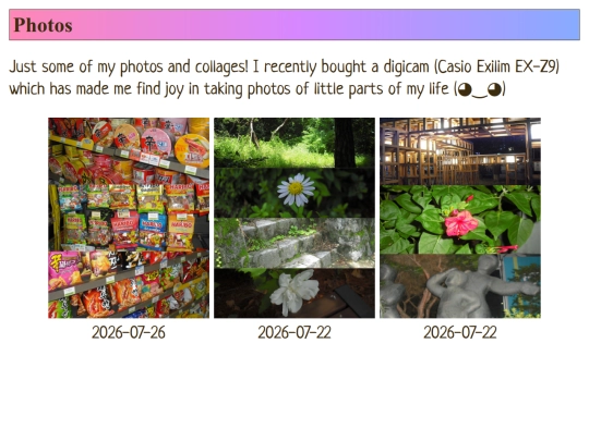 photos screenshot